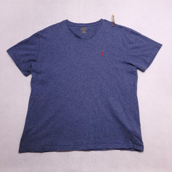 Polo Ralph Lauren Casual Short Sleeve Crew Neck T-Shirt Mens Size M Navy Blue - Picture 1 of 11